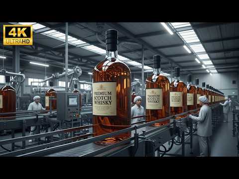 Inside the Scotch Whisky Factory: From Raw Barley to $50,000 Aged Whisky (Full ASMR Process)