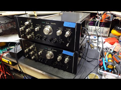 Film Vs Electrolytic Capacitors in Sansui CA 2000