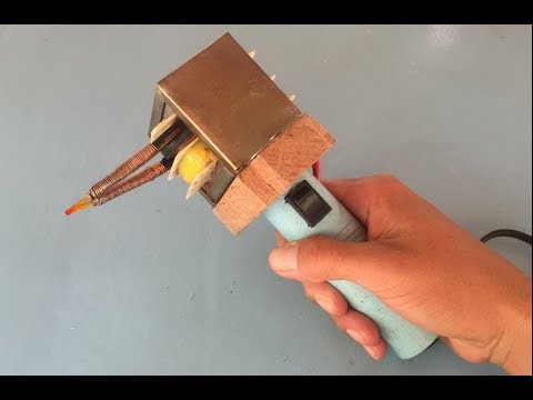 How to make a powerful soldering iron from transformer