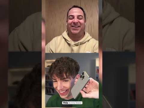 He can't tell the difference? #iphone16