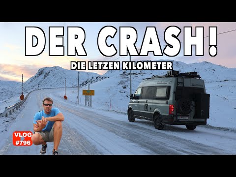 #796 Heftiger Crash auf der Fahrt zum Nordkapp! | Eisglatt, Essenseinladung & Polarlichter