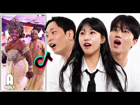 Koreans react to "Amazing African Wedding" TikToks..!