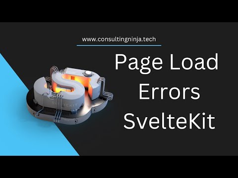 SvelteKit | PageLoad Errors