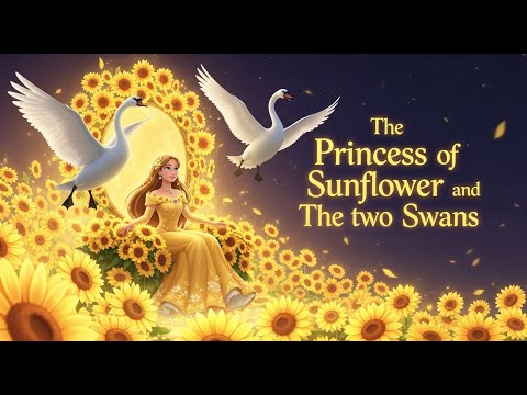 The Princess of Sunflower and The  Swans | English Stories | Cartoons | Bed Time Stories | Story |
