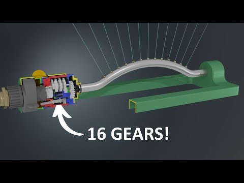 How a lawn sprinkler works