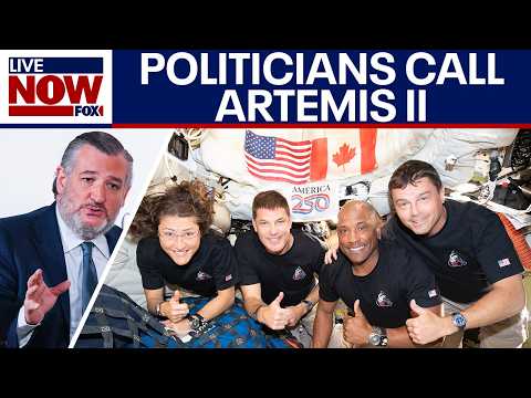 Lawmakers speak with Artemis II astronauts before splashdown