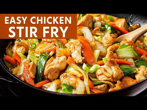 Cabbage And Chicken  Stir Fry | Tender And Juicy Chicken  And Vegetable Stir Fry Without OysterSauce