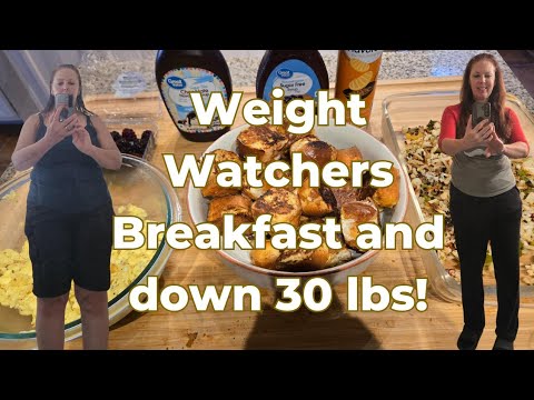 Weight Watchers Holiday Breakfast and down 30 pounds!