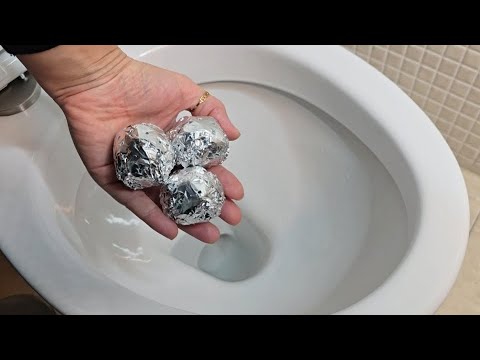 Plumbers Don't Want You to Know ThisTrick with Aluminum Balls !