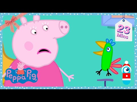 Peppa Pig - Polly Parrot's Funny Grunt! | Merry Christmas Compilation! 🎁 | WildBrain