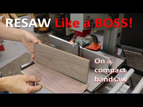 Resaw Tips for a 10" Bandsaw (Laguna V10)