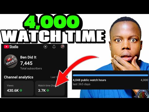 I Got 3,600 Watch Hours in 7 Hours Period (It Works)