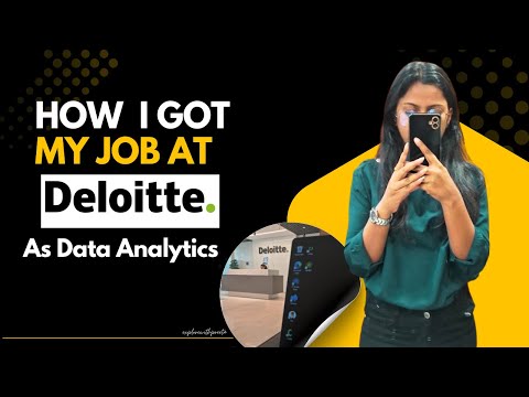 How I got Job at Deloitte as Data Analytics Consultantant | How I got Job In Big 4 #deloitte #big4