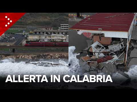 Allerta meteo Calabria, ci si prepara al passaggio di un nuovo ciclone. Ferrovia a rischio a Paola