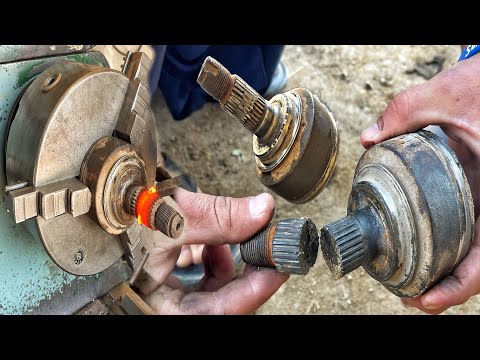 how repair Broken Cv Joint Axle For using All time // Most Technically repairing
