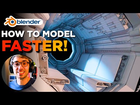 My Workflow For Speed Modelling in Blender! Creating An Escape Pod Blender Tutorial
