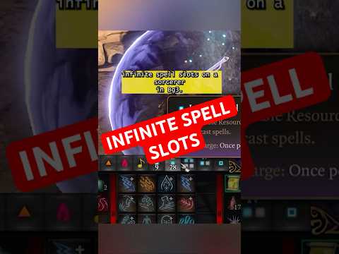 INFINITE SPELL SLOTS IN BG3 #baldursgate3 #tipsandtricks #glitch #honour