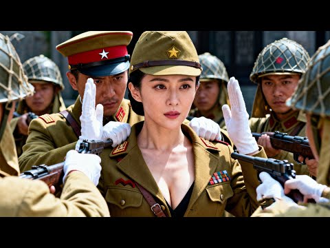 美女特工女扮男裝潛入敵營，誰料日軍對她搜身檢查，下一秒竟發生這種事！#抗日