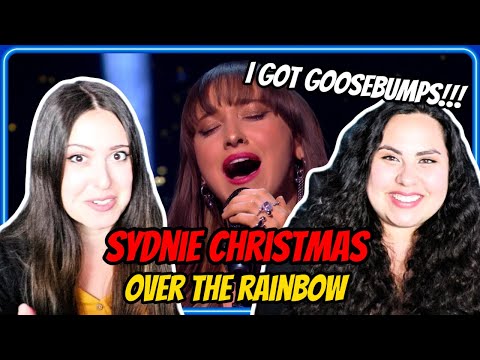 Sydnie Christmas - AMAZING Cover Of Over The Rainbow | BGT 2024 FINALS | Two Sisters REACT
