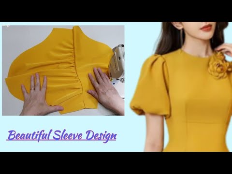 💥🌟 Not difficult ! sleeve design from basic pattern |lena Sewing