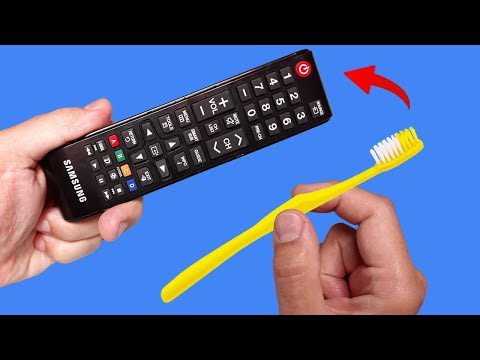 Take a Common Toothbrush and Fix All Remote Controls in Your Home! How to Repair TV Remote Control!