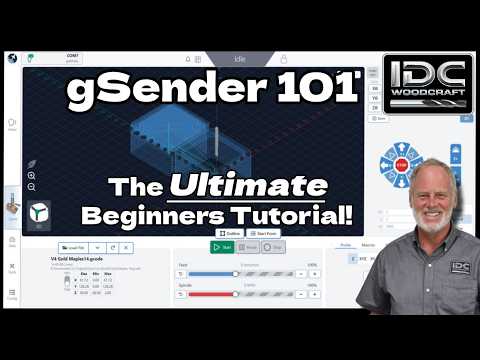 How to Use gSender for CNC | Full Beginner Setup & Control Tutorial [latest version]