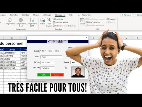Excel-VBA : Créér un formulaire de saisie professionnel sur Excel | Formation complète