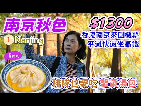 【南京旅遊】🤩香港直飛2.5小時即到💖酒店+美食+景點攻略👍南京秋色原來好鬼靚♦️明孝陵.梧桐大道.夫子廟步行街