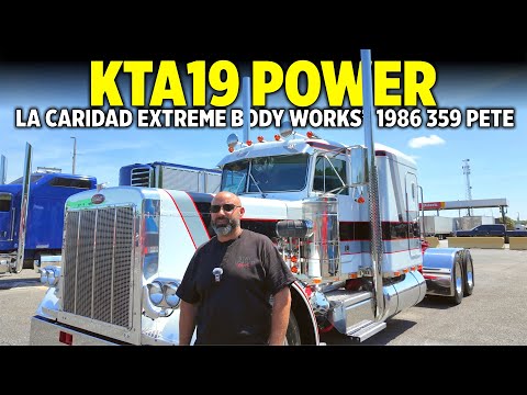 Super Clean 1986 Peterbilt 359 | La Caridad Extreme Body Works