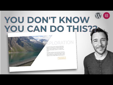 How to use overlay effects on video backgrounds in Elementor