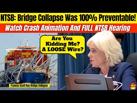 🚨 ONE LOOSE WIRE?! NTSB Bombshell: How ONE Loose Wire Took Down The Baltimore  Key Bridge 🔥