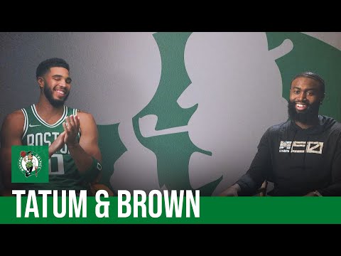 EXCLUSIVE INTERVIEW: Jayson Tatum and Jaylen Brown talk about their relationship | NBC Sports Boston