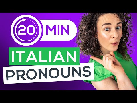 Learn ALL Italian PRONOUNS in JUST 20 Minutes⏳🇮🇹 (+ FREE PDF Cheat-Sheet)