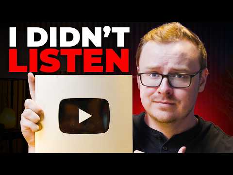I Ignored YouTube Gurus and Grew To 1 Million Subscribers (Here's How)