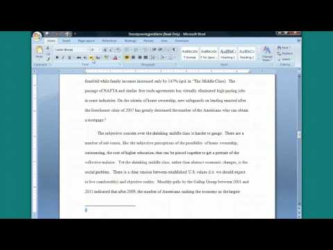 Inserting a Footnote in Word (Turabian Footnote-Bib. Style)
