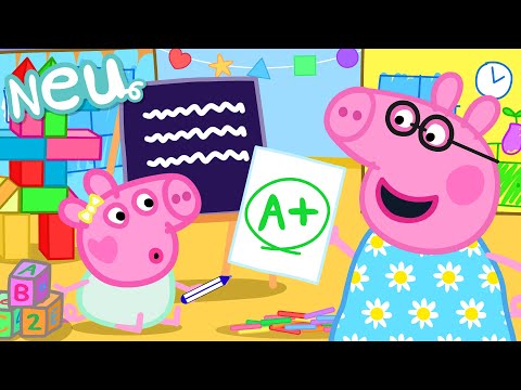 Peppa-Wutz-Geschichten 📚 Der Spaß-Unterricht ✏️ Videos für Kinder