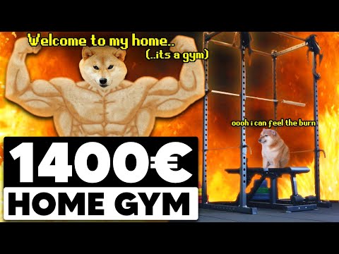 My Small Apartment Budget Home Gym (50€, 800€, 1400€ variants)