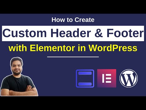 Create Custom Header & Footer using Elementor in WordPress | In Hindi | My Online Master
