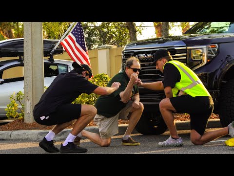 Towing People's Cars Prank!