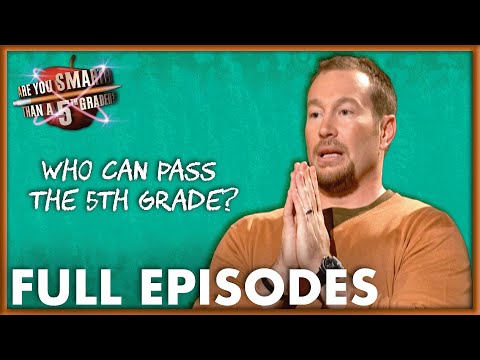 Can Anyone Crack The 5th Grade? | Are You Smarter Than A 5th Grader? | Full Episode | S2E35,41