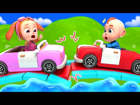 London Bridge is Falling Down 🚗 | Nursery Rhymes & Kids Songs| Rosoo
