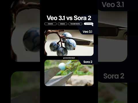 Porcelain Berry Harvesting Test (Veo 3.1 vs Sora 2) #sora2 #veo3 #genai