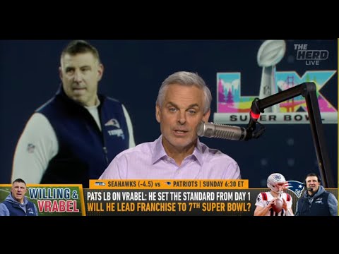 THE HERD | Colin Cowherd PRAISES New England Patriots For CHALLENGING CULTURE With Mike Vrabel | NFL