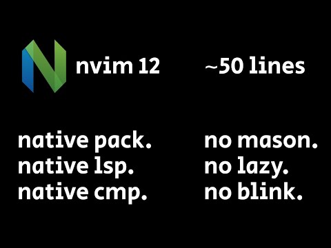Rewriting my neovim config so It's super based.