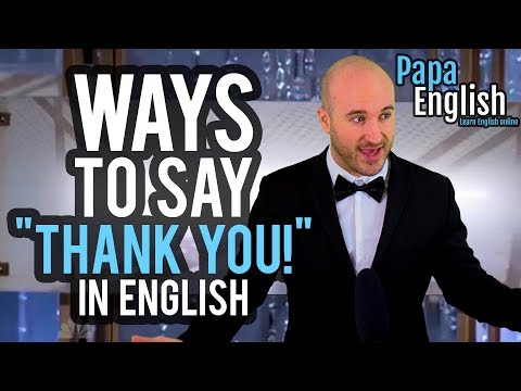 10 Different Ways to Say "Thank you!" In English! - Learn English Vocabulary