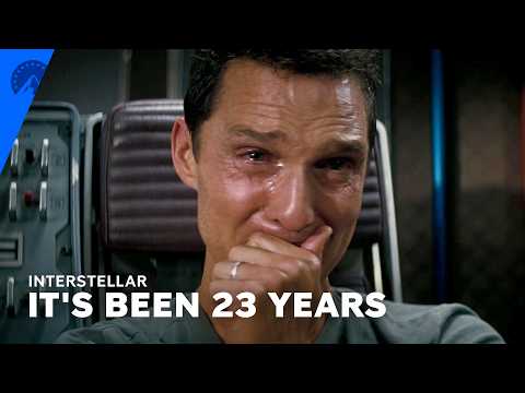 Interstellar | Cooper (Matthew McConaughey) Watches Back All His Messages from 23 years | Paramou…
