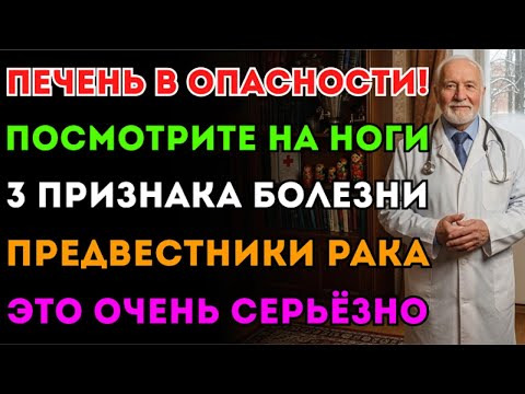 Печень молит о помощи! 3 знака на ногах — это симптомы рака и цирроза. Срочно проверьте себя!