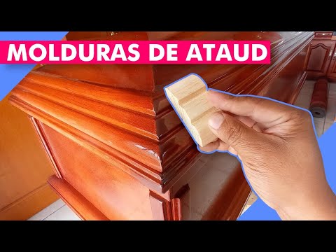 MOLDURAS DE ATAÚD / Fabricando CAJAS DE MErto #elmueblemoderno