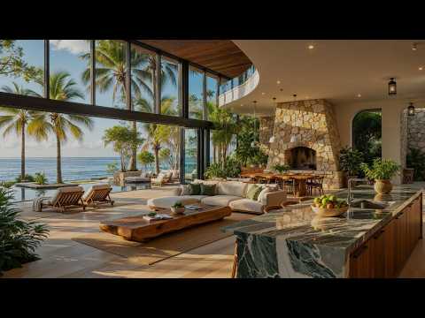 Working Jazz in Calm Lounge Ambience - Relaxing & Calming by Indoor Cafe Jazz with Ocean Sounds