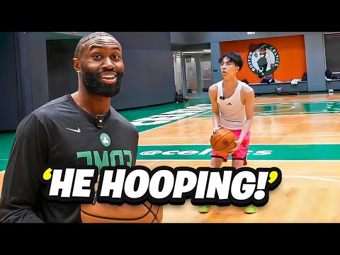 Jaylen Brown Puts Ray Through An INTENSE NBA Workout!